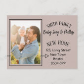 Moderne adreswijziging Foto briefkaart (Voorkant)