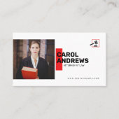 Moderne advocaat Juridisch student Advocaat Visitekaartje (Voorkant)