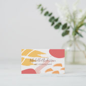 Moderne afbeelding Abstract Visitekaartje (Staand voorkant)