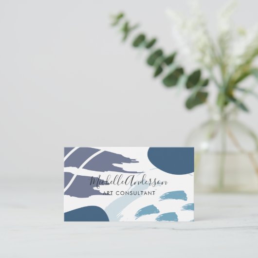 Moderne afbeelding Abstract Visitekaartje (Staand voorkant)