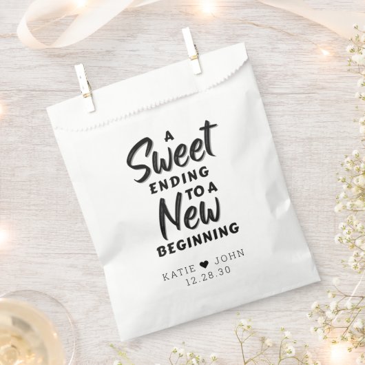 Moderne afbeelding Een snoer die eindigt op een ni Bedankzakje (Geknipt)