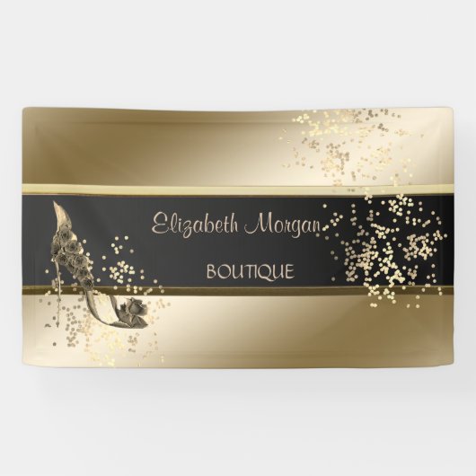 Moderne afbeelding, lichtgevend, Floral hoog Spandoek (Horizontaal)