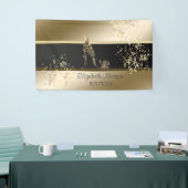 Moderne afbeelding, lichtgevend, Floral hoog Spandoek (Beurs)