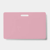 Moderne afbeelding roze, wit en zwart badge (Achterkant)