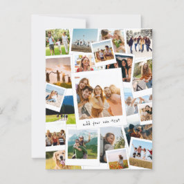 Moderne Afbeelding Scrapbook Fotocollage Briefkaart