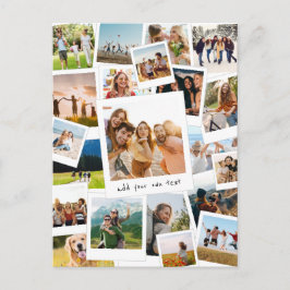 Moderne Afbeelding Scrapbook Fotocollage Briefkaart