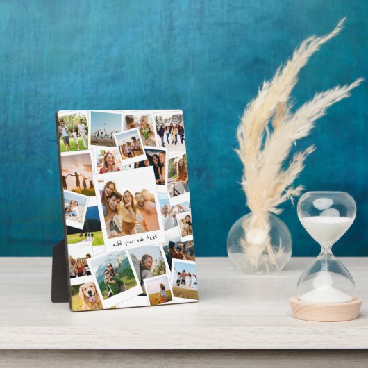 Moderne Afbeelding Scrapbook Fotocollage Fotoplaat (Zijkant)