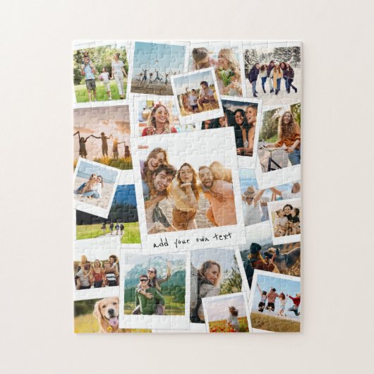 Moderne Afbeelding Scrapbook Fotocollage Legpuzzel (Verticaal)