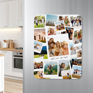 Moderne Afbeelding Scrapbook Fotocollage Magneet