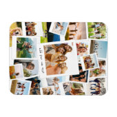 Moderne Afbeelding Scrapbook Fotocollage Magneet (Horizontaal)