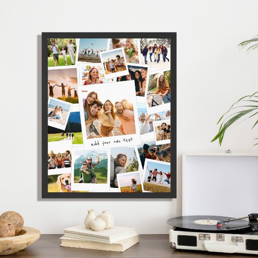 Moderne Afbeelding Scrapbook Fotocollage Poster