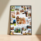 Moderne Afbeelding Scrapbook Fotocollage Poster