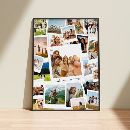 Moderne Afbeelding Scrapbook Fotocollage Poster