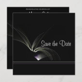 Moderne afbeelding slaat de datum op save the date (Voorkant / Achterkant)