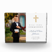 Moderne Afbeelding van de eerste Heilige Communie Fotoblokken (Voorkant)