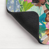 Moderne afbeelding van groenmakerij muismat (Hoek)