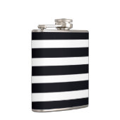 Moderne afbeelding zwart-wit gestreept heupfles (Rechts)