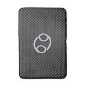 Moderne afdruk van de zodiac-symbool Carbon Carbon Badmat (Voorkant Verticaal)