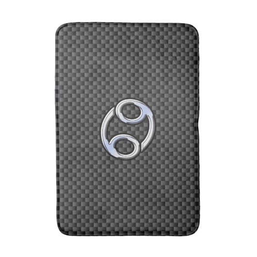 Moderne afdruk van de zodiac-symbool Carbon Carbon Badmat (Voorkant Verticaal)