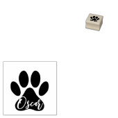 Moderne afdruk van Pet Paw voor aangepast gebruik  Rubberstempel (Gestempeld)