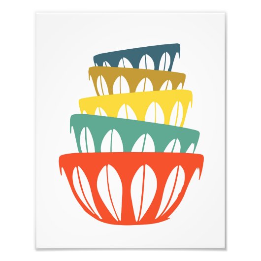 Moderne afdrukken halverwege de eeuw foto afdruk (Voorkant)