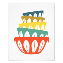 Moderne afdrukken halverwege de eeuw