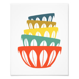 Moderne afdrukken halverwege de eeuw foto afdruk