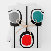 Moderne afdrukpapierbladen uit de middenklasse inpakpapier vel (In situ)