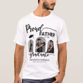 Moderne Afgestudeerde | 3 Gebogen Fotocollage T-Sh T-shirt (Voorkant)