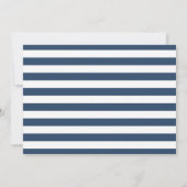 Moderne Afgestudeerde Aangepaste Trendy Marine Afg Kaart (Achterkant)