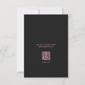 Moderne Afgestudeerde Pink Pop Grad Afstuderen Kaart (Achterkant)