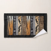 Moderne Afrikaanse dierlijke motif digitale afdruk Bad Handdoek (Handdoek)