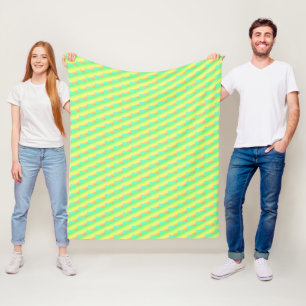 Moderne Afrikaanse Kunst, Zomer Vibe Patroon Fleece Deken
