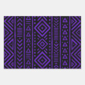 Moderne Afrikaanse Mudcloth Geïnspireerd Inpakpapier Vel (Voorkant 3)