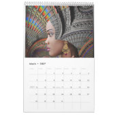 Moderne Afrikaanse Vrouwen Kunstkalender 2016 Kalender (Mar 2027)