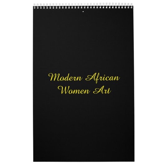 Moderne Afrikaanse Vrouwen Kunstkalender 2016 Kalender (Hoes)