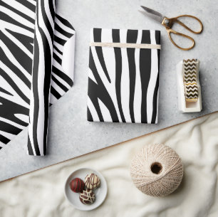 Moderne Afrikaanse Zebra — Dierenpringspatroon Cadeaupapier