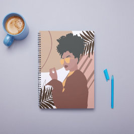 Moderne Afro-Amerikaanse Vrouw Boho Art Planner