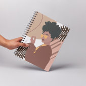 Moderne Afro-Amerikaanse Vrouw Boho Art Planner