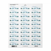 Moderne Afscheidsfeest Etiket (Full Sheet)