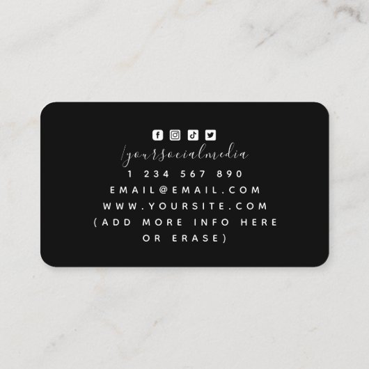 Moderne afschermende Logo Coach Instructor Fencer  Visitekaartje (Achterkant)