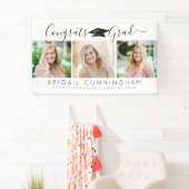 Moderne Afsluiting 3 Foto's Script Wit Zwart Spandoek (Insitu)