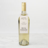 Moderne afsluitingsdag Aardse vastgoedmakelaar Flessenhanger (Op fles)