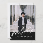 Moderne Afstudeer Uitnodiging 2025, Afstudeer (Voorkant)