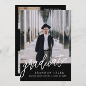 Moderne Afstudeeraankondiging 2025, Afstuderen  Kaart (Voorkant / Achterkant)