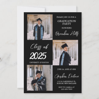 Moderne Afstudeeraankondiging 2025, Afstuderen  Kaart