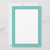 Moderne afstudeeraankondiging  kaart (Achterkant)