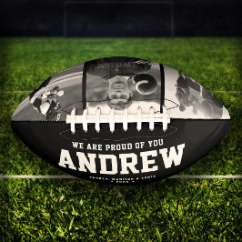 Moderne afstudeercadeau Cool fotocollage trendy American Football