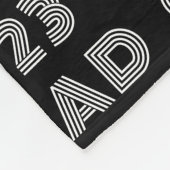 Moderne Afstudeerder 2023 FotoTypografie Fleece Deken (Hoek)