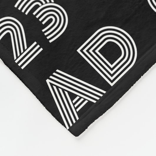 Moderne Afstudeerder 2023 FotoTypografie Fleece Deken (Hoek)